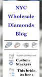 Mobile Screenshot of nycdiamondblog.com