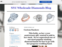 Tablet Screenshot of nycdiamondblog.com